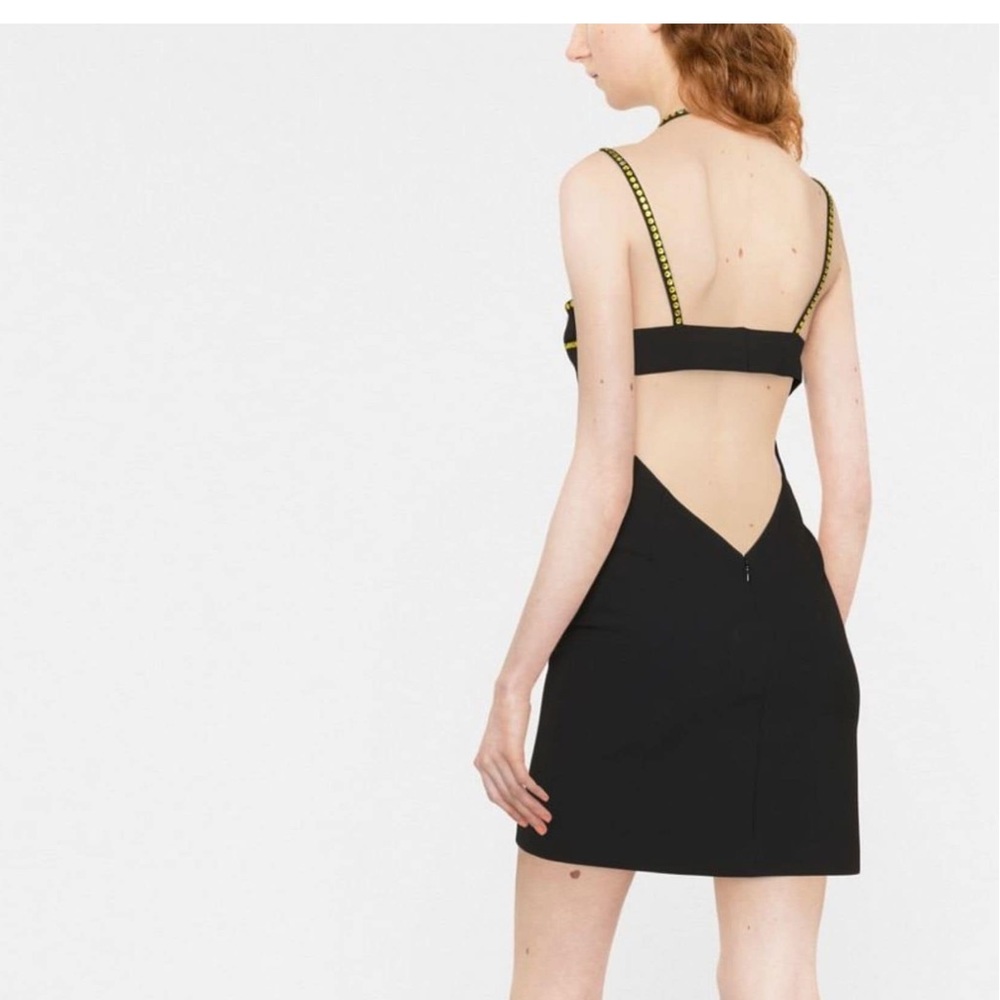 The Attico Abito Coco Embellished Mini Dress - Picture 2 of 6